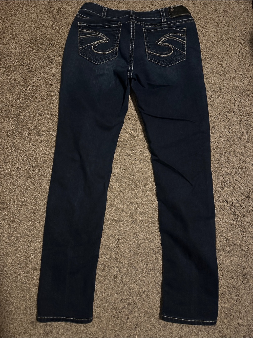 Silver Jeans Women's Skinny Jeans - Dark Blue Wash
